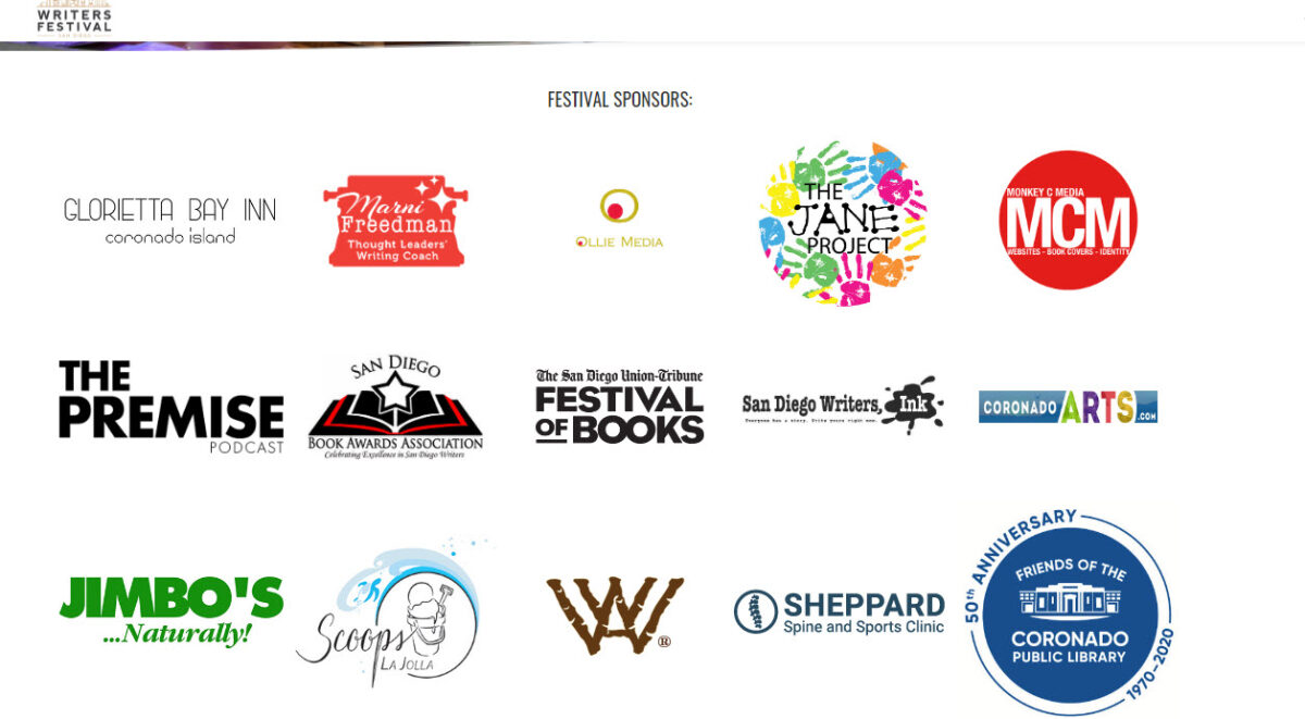 SD Writers Summer Festival Sponsors 2020